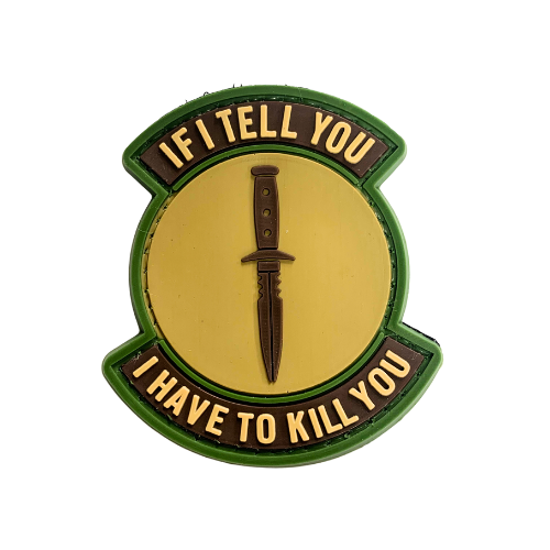 PVC Velcro Patch - If I tell you, I have to kill you - RPI Supplies