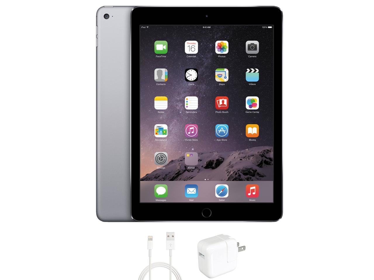 Apple iPad Air MD785LL/B 1GB Memory 16GB Flash Storage 9.7 2048 x 1536 Tablet PC iOS installed. Maximum OS supported: iOS 12 Space Gray