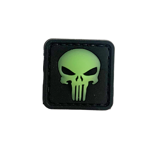 PVC Velcro Patch - Small Punisher Glow in the dark - RPI Supplies