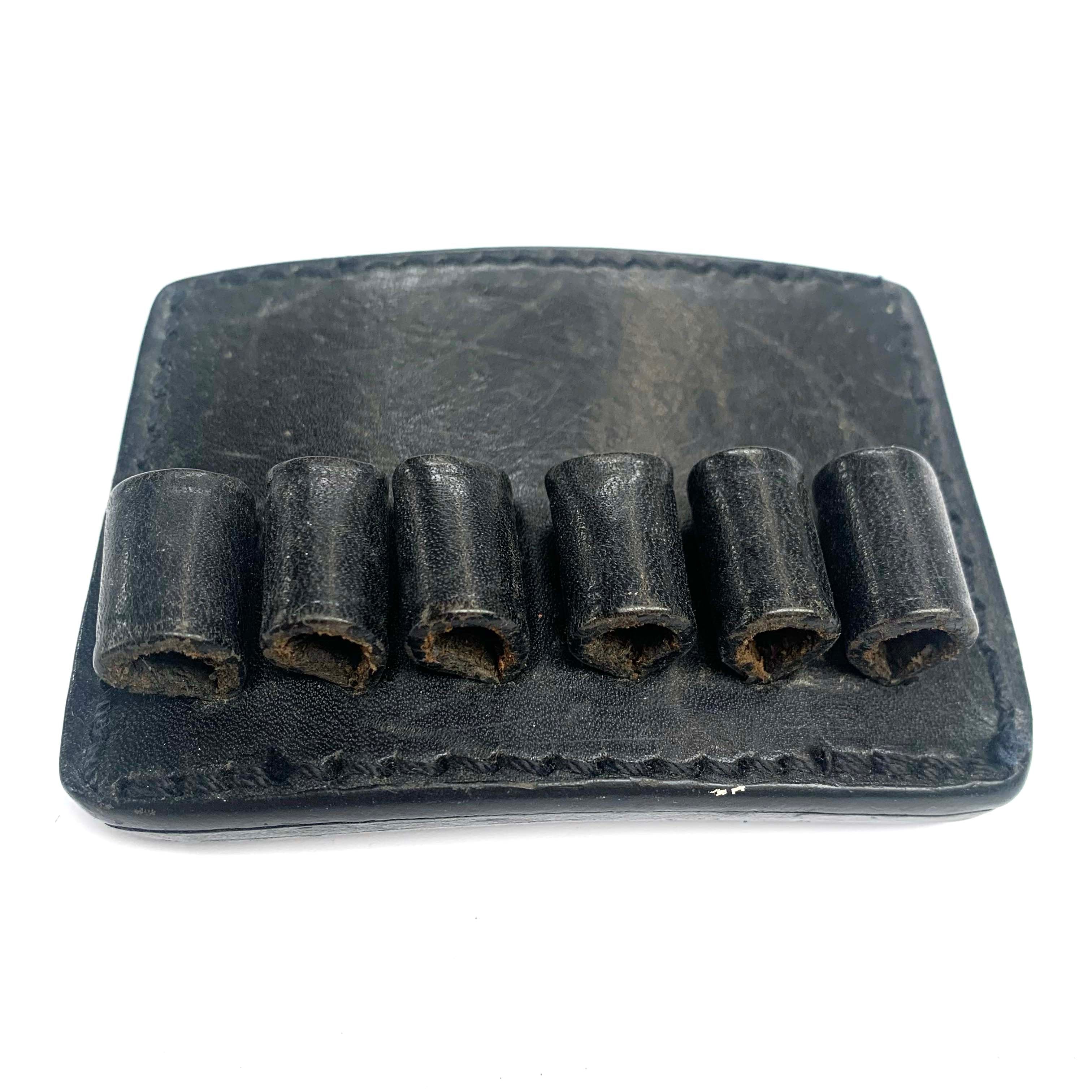 Price Western Leather (PWL)  - 6 Rounds Belt Mounted Ammo Carrier - RPI Supplies