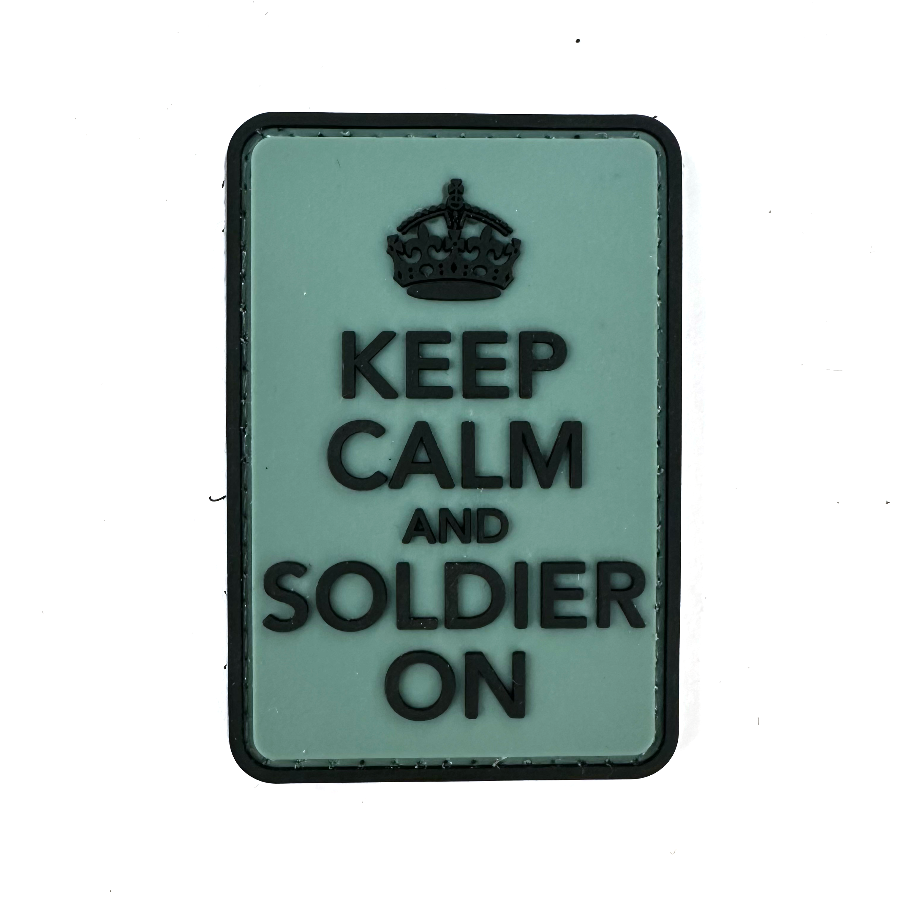 PVC Velcro Patch -  Keep Calm and Soldier On - RPI Supplies