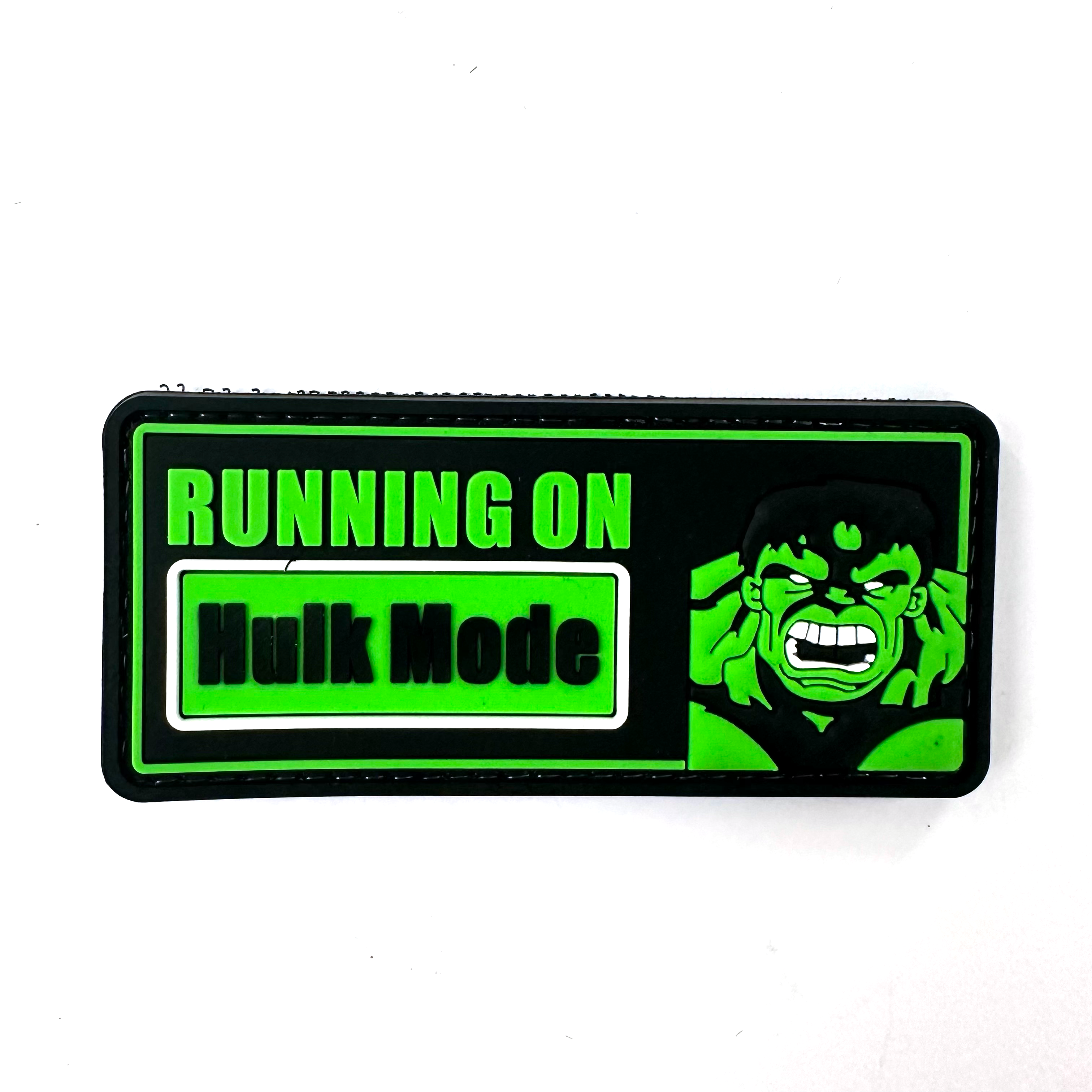 PVC Velcro Patch -  Running ON Hulk Mode - RPI Supplies