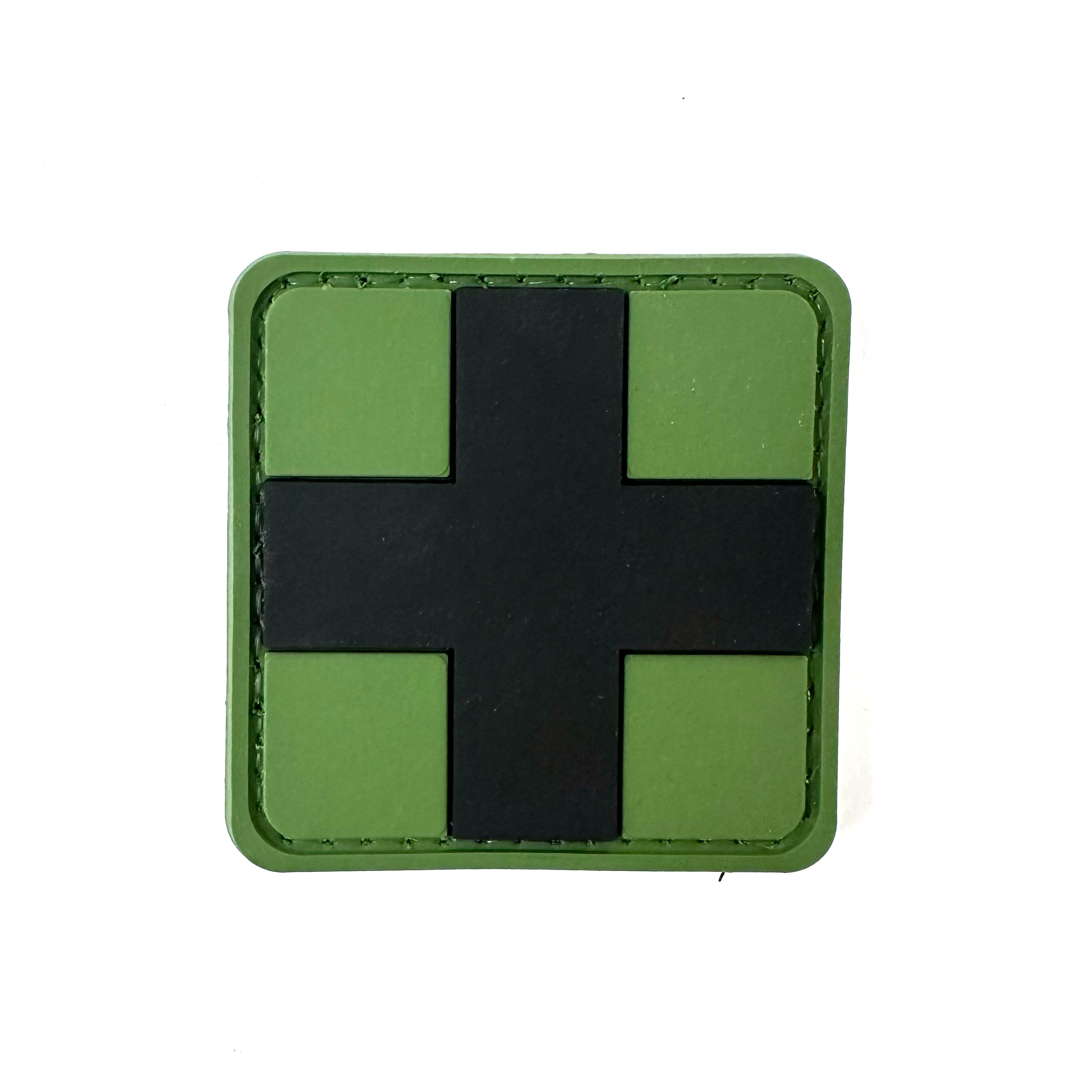 PVC Velcro Patch -  Green Medical Cross - RPI Supplies