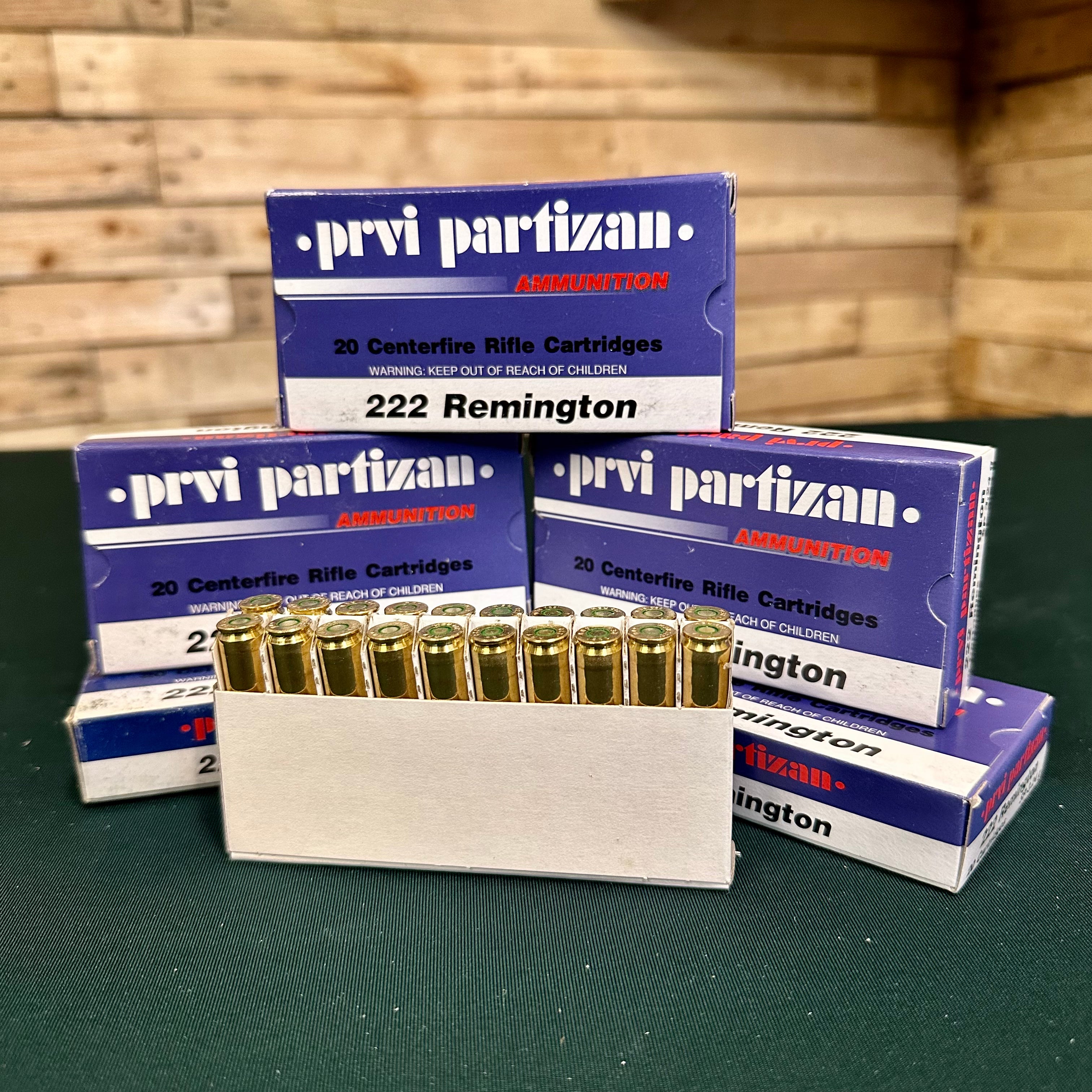 PPU 222 Remington 50gr SP - Box of 20 - RPI Supplies