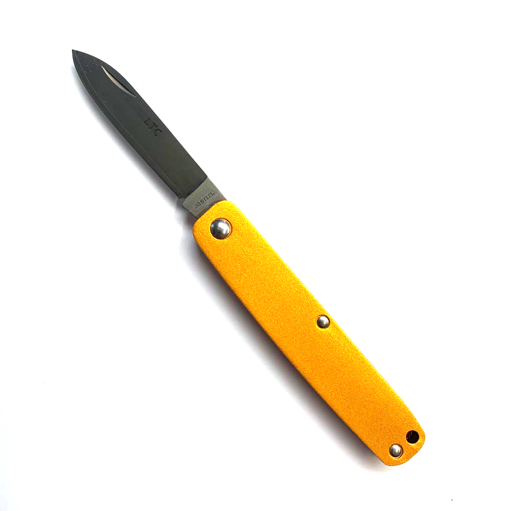 FALLKNIVEN LTC Folding Pen Knife - Orange | 18+ - RPI Supplies