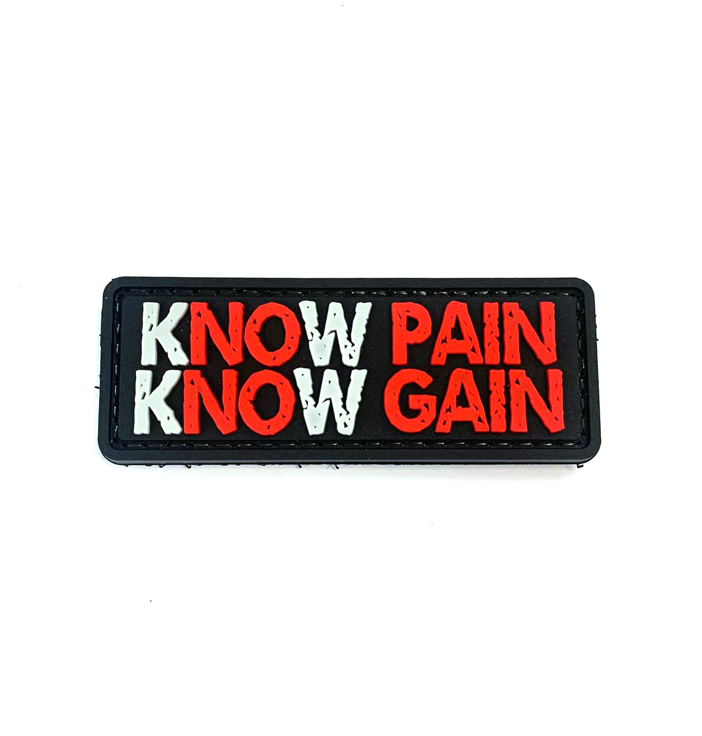 PVC Velcro Patch - Know Pain Know Gain - RPI Supplies