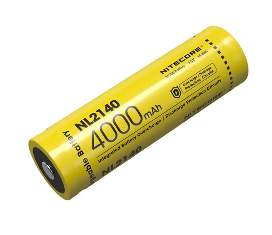 Nitecore 21700 Li-ion Battery 4000mAh NL2140 - RPI Supplies