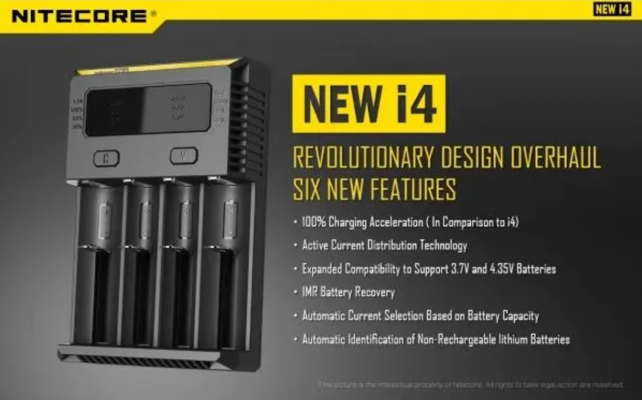 Nitecore New i4 Intellicharger - RPI Supplies