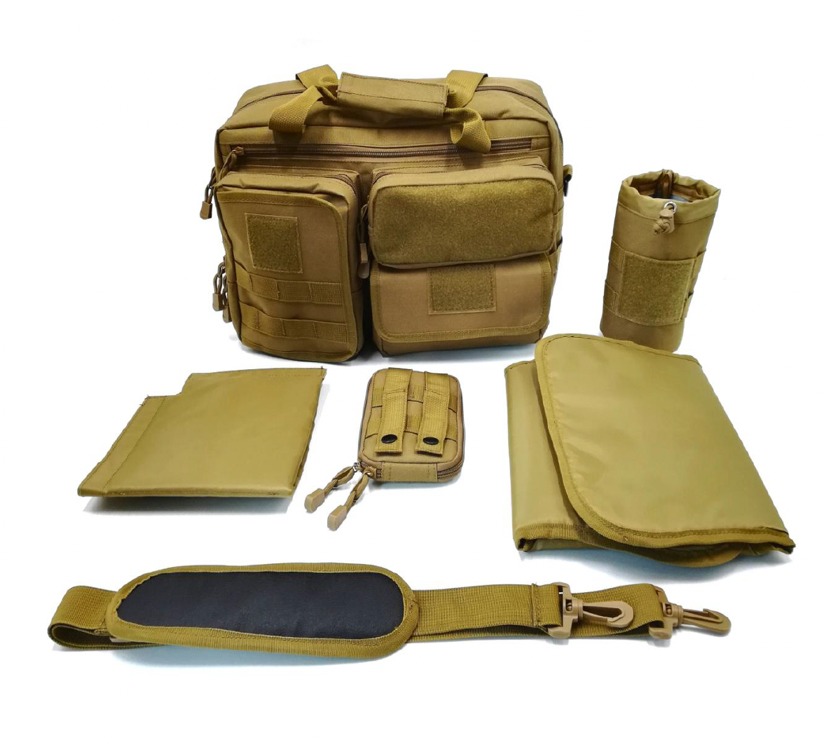 Tactical Baby Changing Bag Set Tan - RPI Supplies