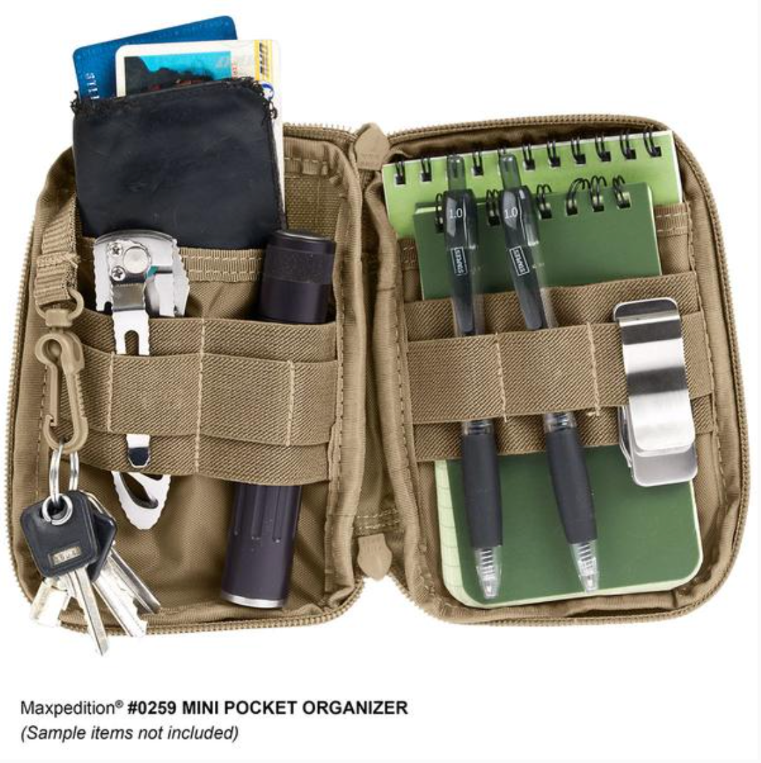 Maxpedition Mini Pocket Organizer - OD Green - RPI Supplies