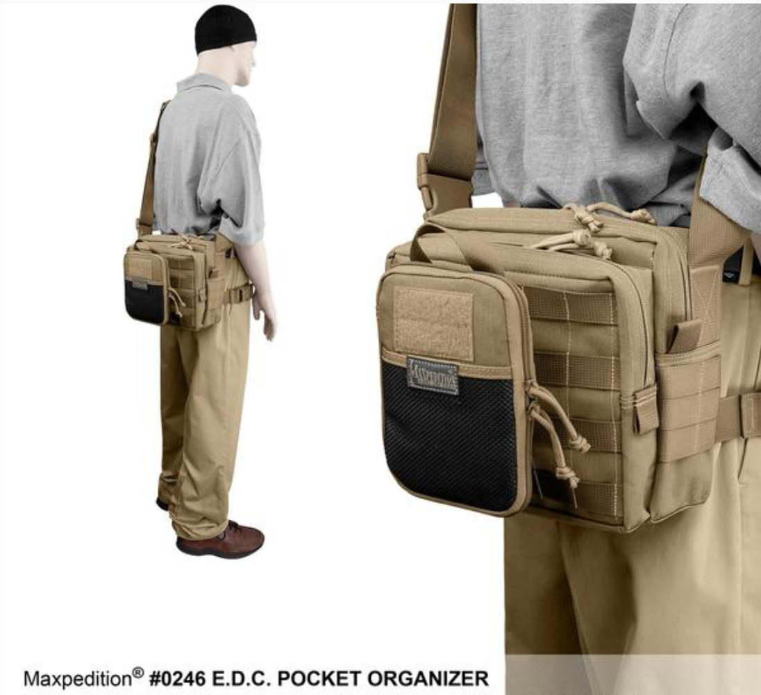 Maxpedition E.D.C Pocket Organsier - Khaki - RPI Supplies