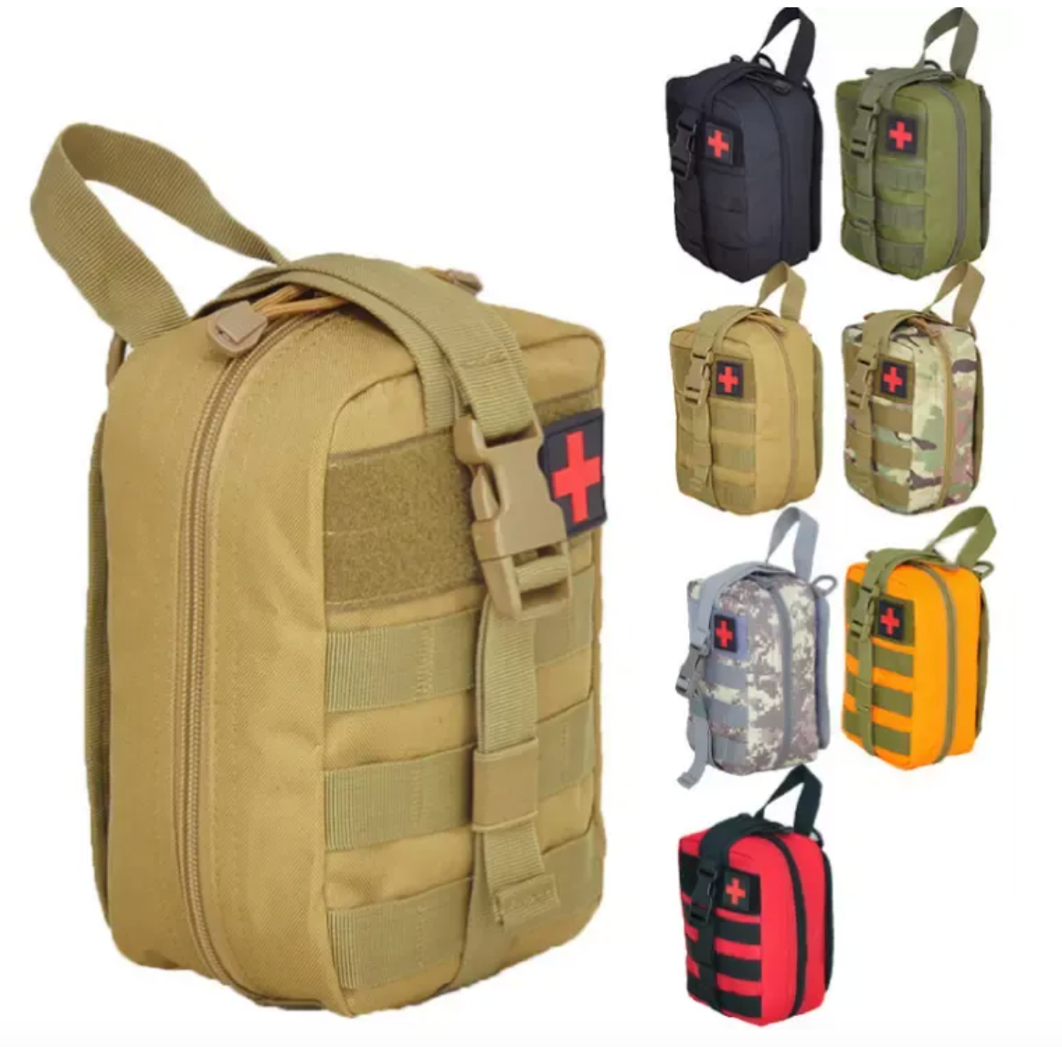 Tactical Medical Accessory Bag with Patch - ACU Camo - RPI Supplies