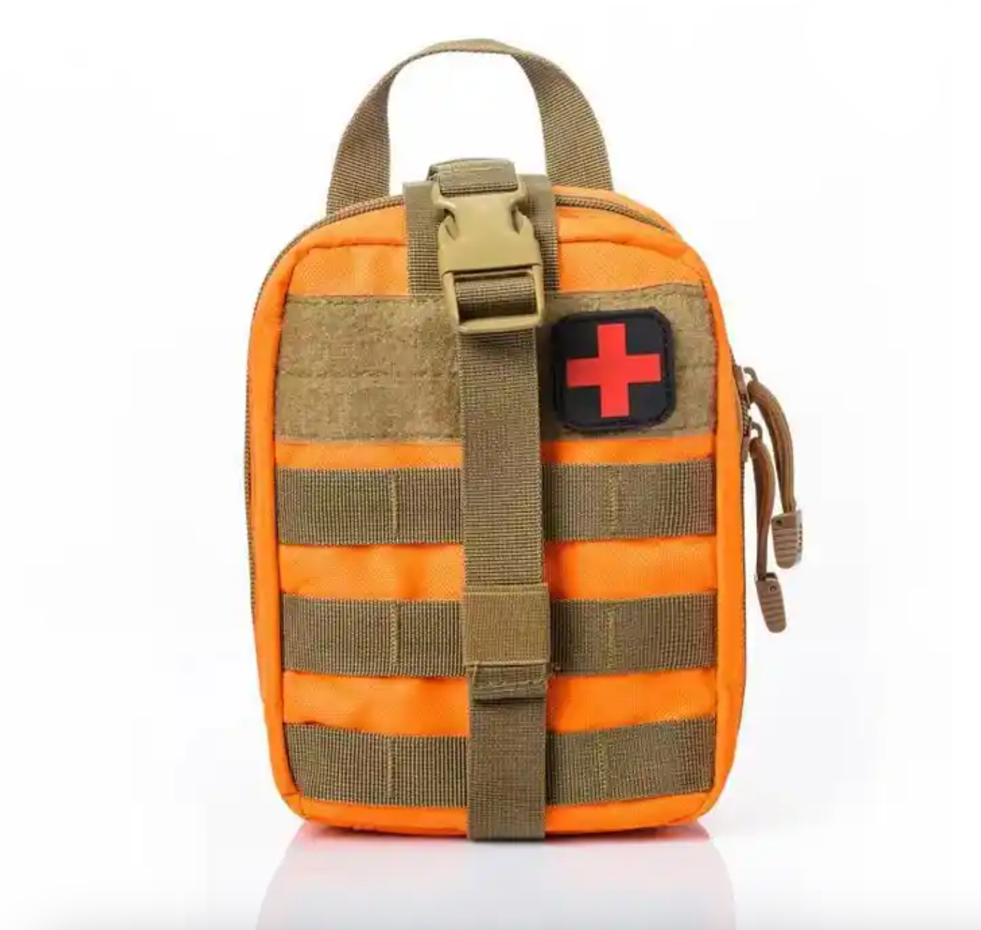 Tactical Medical Accessory Bag with Patch - Orange - RPI Supplies