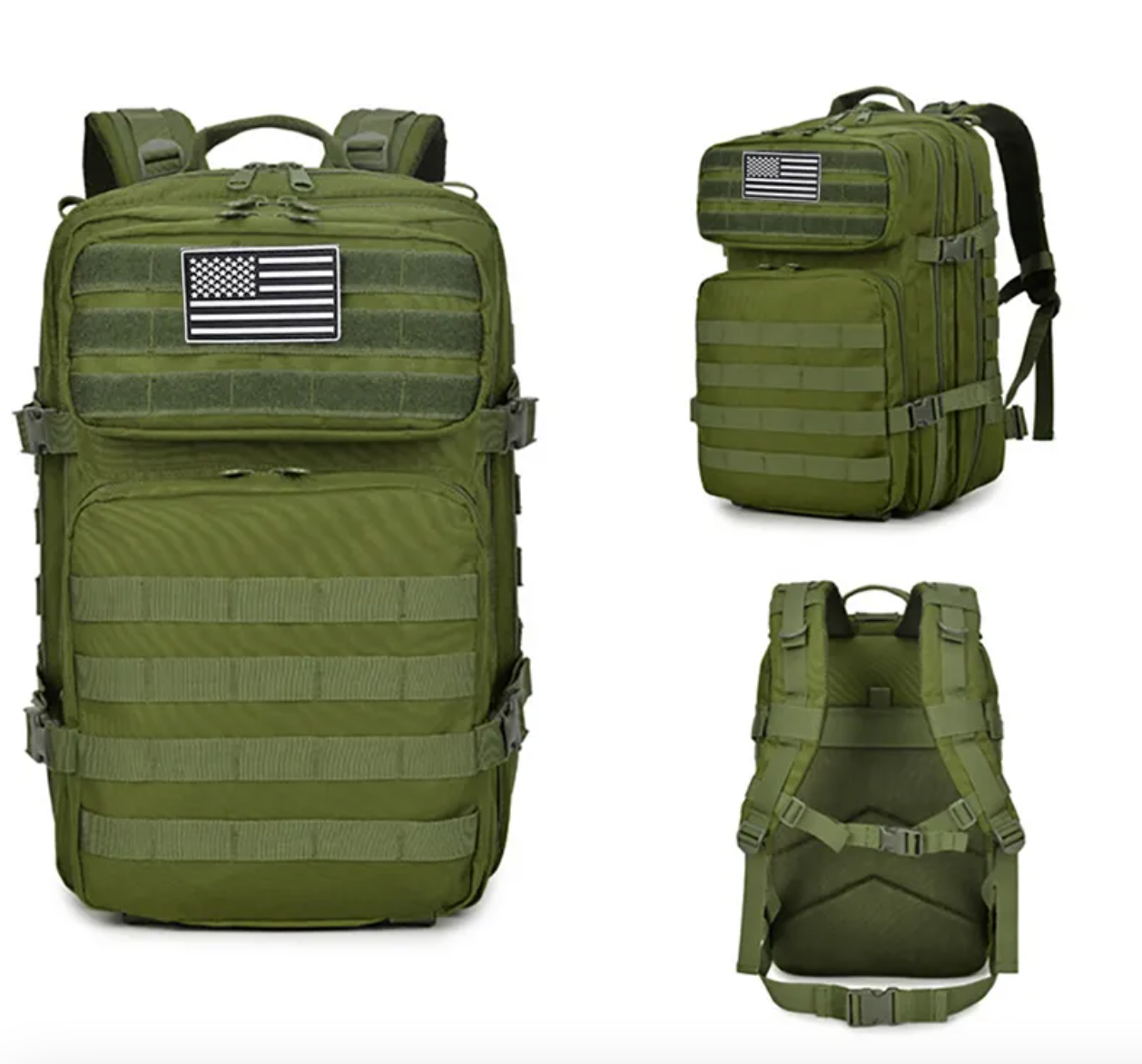 Multifunctional Tactical 48L Backpack - Army Green - RPI Supplies