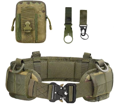 Tactical Waistband with Pouch - Green Camo - RPI Supplies