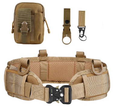 Tactical Waistband with Pouch - Khaki - RPI Supplies